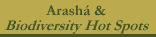 arash� & biodiversity hot spots